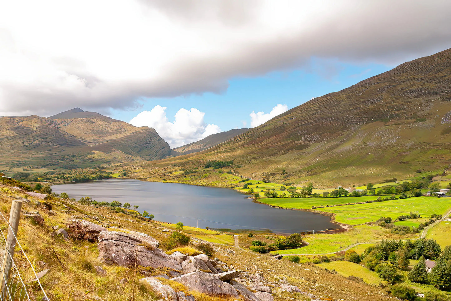 Scenic view of Lough Leanne in Ireland